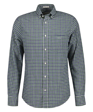
Gant Overhemd lange mouw 3250233 GINGHAM S in de kleur Donker groen