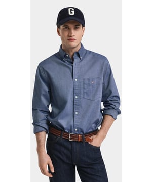 
Gant Casual hemd lange mouw Blauw Regular Fit Oxford 3000200/423 met artikelcode3000200/423 .  van het materiaal 100% Katoen. Extra specificaties: , , , , kleur Blauw.