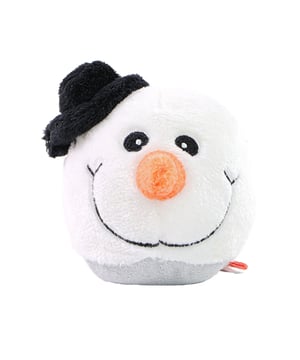 
100% Polyester. Lengte: 8.5cm. Hoogte: 7.5cm. Breedte: 6cm. Ontwerp: Sneeuwpop. Microvezel onderkant. Voldoet aan veiligheidsnorm: EN071.