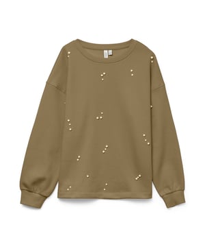 
Deze olijfgroene sweater voor dames van het populaire merk Vero Moda is een absolute musthave voor elke kledingkast. De combinatie van 70% katoen en 30% polyester zorgt voor een comfortabele en zachte pasvorm. De sweater heeft een trendy en casual uitstraling en is perfect te combineren met zowel een jeans als een rok. De olijfgroene kleur geeft een vleugje kleur aan elke outfit. Of je nu gaat voor een dagje shoppen of een gezellige avond thuis, deze sweater is geschikt voor elke gelegenheid. Bestel nu jouw eigen Vero Moda sweater in deze prachtige olijfgroene kleur en geef jouw kledingcollectie een fashionable upgrade!