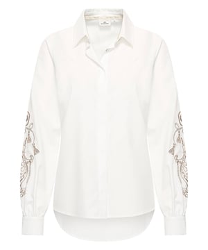 
HV Polo Blouse lange mouw 0404103758 Zett in de kleur Zand