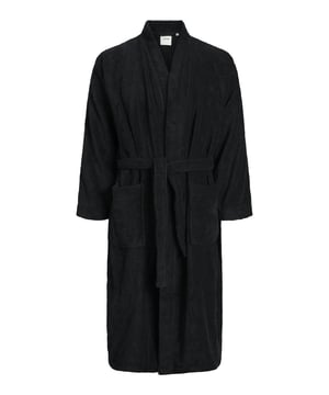 
De zwarte Jack & Jones badjas voor heren is gemaakt van heerlijk zachte badstof en biedt ultiem comfort, perfect om je ochtend in stijl te beginnen met een kop koffie. De ontspannen pasvorm en verfijnde details maken deze badjas een must-have voor elke ochtendroutine.