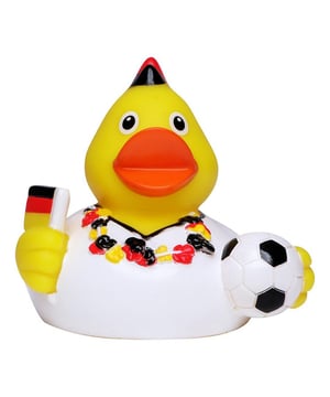 
100% PVC. Ontwerp: Eend, Voetbal, Effen. Piepers. Lengte: 8cm. Breedte: 8cm. Hoogte: 7.5cm. Voldoet aan veiligheidsnorm: EN071. Verpakking: Polybag. Let op: Verstikkingsgevaar, niet geschikt voor kinderen jonger dan 10 maanden..