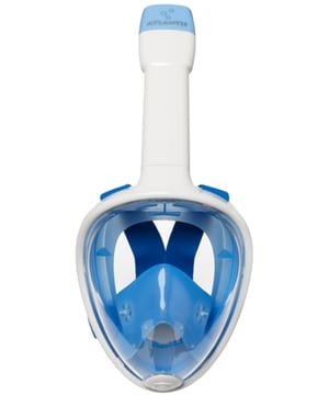 
Snorkel Atlantis White 

 Deze Atlantis White snorkel is echt een topper onder de snorkels. Met deze snorkel kun je gemakkelijk onder water ademenen, en zo de oceaan wereld ontdekken. Het kristal heldere en brede venster van 180 graden zorgt ervoor dat je een goed en breed zicht hebt onder water. 

 Snorkel Wit

 De snorkel heeft een langere snorkelpijp die ook nog eens gemakkelijk is te monteren. Daarnaast hoef je de snorkelpijp niet meer in je mond te houden om te kunnen admenen. De straps achterop de snorkel zorgt dat hij goed aanslaat rond je gezicht.

 + en - punten

 + Gemakkelijk om mee te ademenen
+ Breed venster, voor meer zicht 
+ Geen losse snorkelpijp meer nodig
- Kan strakker zitten dan andere types snorkels