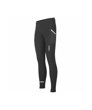 Steel gegarandeerd de show met de hardloper uit de nieuwe collectie van Fusion! 
De Fusion C3 Long Tight voor zowel dames als heren is een comfortabele hardlooptight. De tight is gemaakt van Comp3-materiaal. Dit materiaal stimuleert de doorbloeding en zorgt voor een comfortabel gevoel. De dubbellaagse stof voert vocht effectief af tijdens het hardlopen. In de zakken kan je gemakkelijk je telefoon of je sportvoeding meenemen. Eigenschappen: * Comp3-stretch-materiaal past zich volledig aan het lichaam aan. De tight is hierdoor geschikt voor zowel dames als heren * Twee zakken op dijbenen * Zakje in rugpand * Voert vocht effectief af * Stimuleert de doorbloeding * Tailleband met trekkoord * Oekotex-gecertificeerde stof * Laag ingesneden design, valt op de heup * Reflecterende elementen voor extra zichtbaarheid