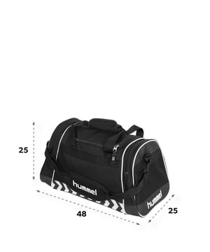  Deze topper uit de laatste collectie van Hummel mag je niet missen   Gegarandeerde blikvanger maar op=op  Even geen geld? Betaal eenvoudig achteraf
Hummel Voetbal Tassen van het materiaal en in de kleur 999 Black/black/white.