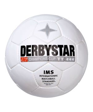  Wannahave uit de laatste collectie van Derbystar   Gegarandeerde blikvanger   Betaal achteraf
DERBYSTAR CHAMPIONSHIP CUP VOETBAL WIT De Derbystar Champions Cup Wit is een hoogwaardige trainingsbal afkomstig uit de ballencollectie van Derbystar. Deze bal is gemaakt van duurzaam PU materiaal en is PVC vrij. De bal behoudt ook zijn goede eigenschappen bij lagere temperaturen en is IMS approved, International Matchbal Standard, waardoor hij voldoet aan de internationale eisen en ook gebruikt kan worden als wedstrijdbal.