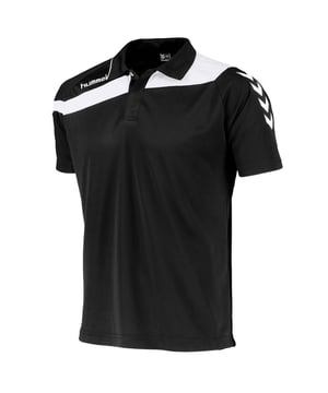 Steel gegarandeerd de show met de hardloper uit de nieuwe collectie van Hummel! 
Hummel Voetbal Trainingskleding Sportshirts van het materiaal en in de kleur 999 Black/black/white.