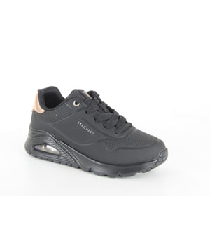 
Skechers 310545L BBK  sneakers meisjes in de kleur zwart materiaal imitatieleer maat 36 binnenvoering Textiel materiaal zool Rubber