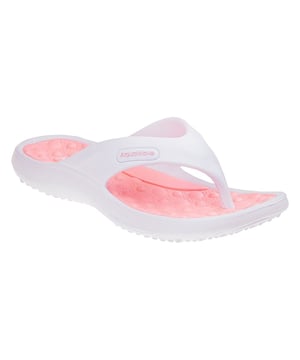 
Materiaal: EVA, Phylon. Vlakke. Ontwerp: Contrast, Logo. Teenstijl: Post. Sluiting: Slip-on.