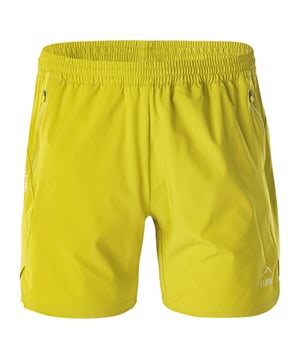
85% Nylon, 15% Elastaan. Ontwerp: Logo. Zakken: 2 Zijzakken, Rits. Bevestiging: Pull-On. Stof Technologie: Ademend, Sneldrogend, Ultra-Lichtgewicht. Splitjes opzij. Waistline: Elastiek.