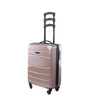 
90% ABS kunststof, 10% PU. Hoogte: 55cm. Breedte: 39cm. Lengte: 20cm. Handvatfuncties: Intrekbaar. 360 wielen, extra handgreep, draaghandgreep, combinatieslot, riem, zwenkwielen, telescopische handgreep. Bevestiging: Ritssluiting. Ontwerp: Lijnen, Logo. Vakken: 1 hoofdvak, binnenvak, vak met rits. Zakken: 1 binnenzak, ritssluiting. Inhoud: 36L. Duurzaam.