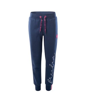 
80% Katoen, 20% Polyester. Ontwerp: Gedrukt, Tekst. Zakken: 2 Zijzakken. Taille: Koord, Elastisch. Manchet: Gemonteerd.