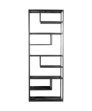 
Ben je op zoek naar een stoere, industriële kast? Vakkenkast Huub combineert zwart mangohout met zwart metaal. Doordat de open vakken asymmetrisch zijn ingedeeld ontstaat er een speels effect voor in jouw interieur. Met deze houten vakkenkast heb je zowel een trendy als functionele kast voor in de woonkamer, slaapkamer of het thuiskantoor. Je kunt Vakkenkast Huub ook als roomdivider gebruiken, plaats daarvoor de kast midden in de ruimte of haaks tegen de wand. Stal verschillende spulletjes uit voor een persoonlijke en gezellige touch. Vakkenkast Huub is gemaakt van zwart metaal en zwart mangohout. Het product wordt op een ambachtelijke manier met de handgemaakt. Dit is een bewuste keuze omdat wij op die manier de uitstraling bereiken welke we voor ogen hebben, namelijk een unieke en rustieke uitstraling voor onze producten. Omdat dit product handgemaakt is kunnen imperfecties voorkomen, denk hierbij aan: - Geringe kleurverschillen - Kleine deukjes of lijnen in het metaalwerk - Hout wat verschilt in dikte - Afmetingen die licht afwijken - Bolling en golving van het materiaal Kleine krasjes en oneffenheden geven leven en karakter aan de kast en zorgen voor de trendy, industriële uitstraling! Onderhoud Mangohout heeft in het algemeen weinig onderhoud nodig en is behandeld tegen vocht en vlekken. Wij geven echter geen garantie op het eventueel ontstaan van oneffenheden. Om beschadigingen, vlekken en kringen te voorkomen, raden wij aan om onderzetters en/of viltjes te gebruiken. Merk: Home67 Materiaal: Mangohout,Metaal Kleur: Zwart EAN: 8720769970971