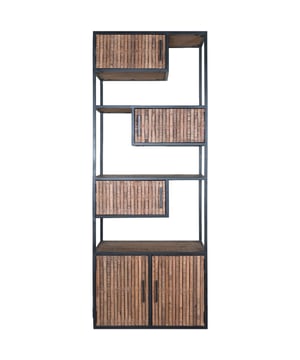 
Je mooiste spullen tentoonstellen, maar ook je kleine rommeltjes verbergen? Kast Loek is het antwoord! Hij biedt het beste van twee werelden met zijn open vakken en mooie houten deurtje. Loek heeft een afmeting van 210 x 80 cm en is afgewerkt met mangohouten latjes voor een speels effect. Deze vakkenkast heeft zowel een decoratieve als functionele functie. Het frame is gemaakt van metaal. In de open kast kan je al jouw woonaccessoires, planten of verzameling een mooi plekje geven! Merk: Home67 Materiaal: Mangohout,Metaal Kleur: Zwart;Bruin EAN: 8720769972647