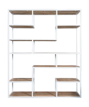 
Vakkenkast Huub combineert mangohout met wit metaal. De witte kleur zorgt voor een frisse en moderne uitstraling, terwijl het mangohout een warme en natuurlijke touch geeft. Dankzij de vakken is deze kast praktisch en biedt het voldoende opbergruimte voor boeken, decoratieve items en andere spullen. Het robuuste en duurzame mangohout maakt de kast bovendien sterk en duurzaam, waardoor het een goede investering is voor jarenlang gebruik! Je kunt Vakkenkast Huub ook als roomdivider gebruiken, plaats daarvoor de kast midden in de ruimte of haaks tegen de wand. Stal verschillende spulletjes uit voor een persoonlijke en gezellige touch. Vakkenkast Huub is gemaakt van wit metaal en mangohout. Het product wordt op een ambachtelijke manier met de handgemaakt. Dit is een bewuste keuze omdat wij op die manier de uitstraling bereiken welke we voor ogen hebben, namelijk een unieke en rustieke uitstraling voor onze producten. Omdat dit product handgemaakt is kunnen imperfecties voorkomen, denk hierbij aan: - Geringe kleurverschillen - Kleine deukjes of lijnen in het metaalwerk - Hout wat verschilt in dikte - Afmetingen die licht afwijken - Bolling en golving van het materiaal Kleine krasjes en oneffenheden geven leven en karakter aan de kast en zorgen voor de trendy, industriële uitstraling! Onderhoud Mangohout heeft in het algemeen weinig onderhoud nodig en is behandeld tegen vocht en vlekken. Wij geven echter geen garantie op het eventueel ontstaan van oneffenheden. Om beschadigingen, vlekken en kringen te voorkomen, raden wij aan om onderzetters en/of viltjes te gebruiken. Merk: Home67 Materiaal: Mangohout,Metaal Kleur: Wit;Bruin EAN: 8720769973774