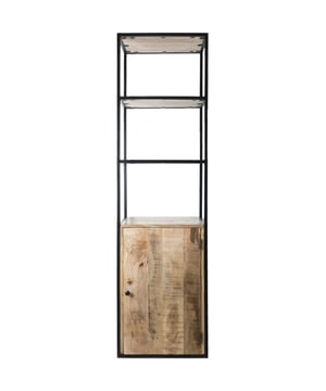 
Je mooiste spullen tentoonstellen, maar ook je kleine rommeltjes verbergen? Vakkenkast Cil is het antwoord! Hij biedt het beste van twee werelden met zijn open vakken en mooie houten deurtje. Vakkenkast Cil heeft een afmeting van 200 x 55 cm. Deze hippe vakkenkast heeft zowel een decoratieve als functionele functie. Het frame is gemaakt van metaal. In de open kast kan je al jouw woonaccessoires, planten of verzameling een mooi plekje geven. Merk: Home67 Materiaal: Mangohout,Metaal Kleur: Zwart;Bruin EAN: 7141041990073