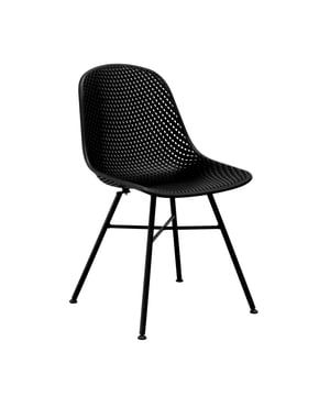 
Kick Tuinstoel Sol - Zwart Let's go outside with SOL! Deze toffe tuinstoel is een echte eyecatcher voor buiten. Merk: Kick Collection Kleur: Zwart Hoogte: 83 cm Breedte: 58 cm Diepte: 54 cm Zithoogte: 46 cm Zitdiepte: 43 cm Gewicht: 5.75 kg Kleur onderstel: Zwart