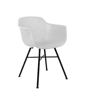 
INDY in de kleur wit wil naar buiten! Deze gecoate eetkamerstoel van Kick is zowel binnen als buiten een aanwinst. Merk: Kick Collection Kleur: Wit Hoogte: 83 cm Breedte: 58 cm Diepte: 54 cm Zithoogte: 46 cm Zitdiepte: 43 cm Hoogte armleuning: 69 cm Gewicht: 5.75 kg Kleur onderstel: zwart