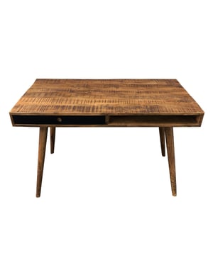 
Met zijn geraffineerde design en slanke poten vormt JAN van Kick de ideale basis in een werk- of studeerkamer. Een elegant meubel! Merk: Kick Collection Hoogte: 77 cm Breedte: 117 cm Diepte: 60 cm Gewicht: 30 kg