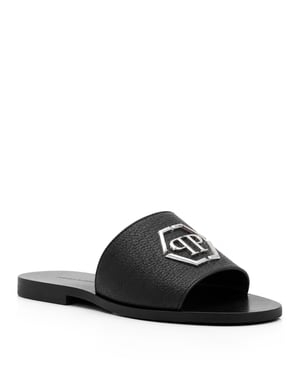 Platte Sandalen Hexagon