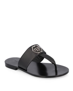 Platte Sandalen Hexagon