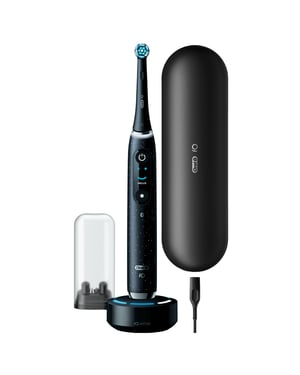Oral-B iO 10 Cosmic Black Electric Toothbrush with Travel Charging Case - 880 grams