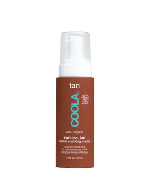 Coola Organic Sunless Tan Express Sculpting Mousse for a Natural Glow