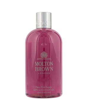 Molton Brown Fiery Pink Pepper Bath & Shower Gel - 300ml Luxury Cleanser