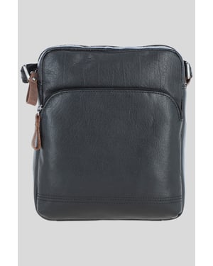 'Bruno' Real Leather Vintage Medium Flight Shoulder Bag