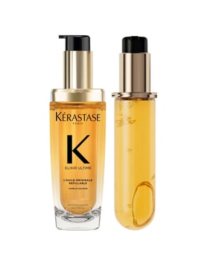 Kérastase Elixir Ultime L'Huile Originale Refillable Hair Oil Duo 75 ml Argan Oil & Heat Protection for All Hair Types