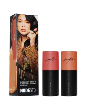 NUDESTIX Glamzilla Dirty 30 Blush Kit - Flirty & Thriving Shades for All Skin Tones