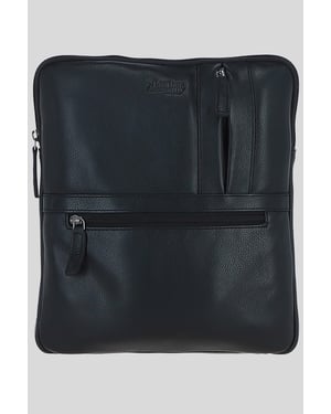 'Moscow' Real Leather Crossbody Messenger Bag
