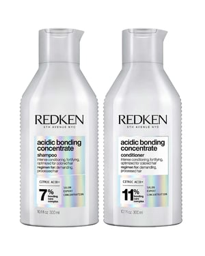 Redken Acidic Bonding Concentrate Duo — Shampoo 300ml & Conditioner 300ml
