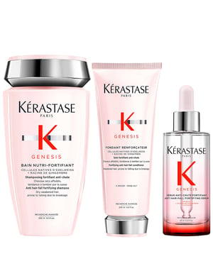 Kérastase Genesis Trio – Bain Nutri-Fortifiant 250ml, Fondant Renforcateur 200ml & Anti-Chute Fortifiant Serum 90ml
