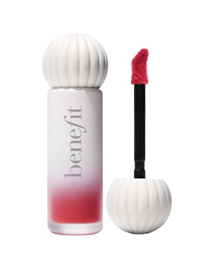 Benefit Plushtint Moisturising Matte Lip Tint 18 Feather Boa - Strawberry Red 6ml