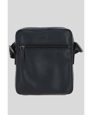 'Lisbon' Real Leather Messenger Bag