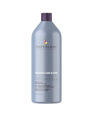 Pureology Strength Cure Blonde Shampoo - Brassiness Neutralizing Formula