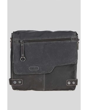 Real Leather Messenger Bag
