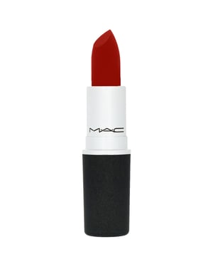 M.A.C Powder Kiss Lipstick 935 Ruby New 3g, weightless soft-matte finish