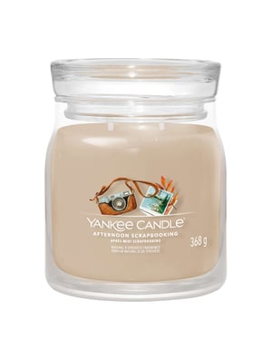 Yankee Candle Signature Medium Jar Candle Afternoon Scrapbooking 368g