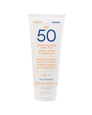 KORRES Yoghurt Sunscreen Emulsion SPF50 for Body and Face - 200ml