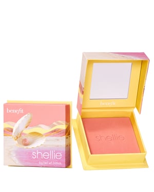 Benefit WANDERful World Blush in Shellie - Warme Schelp-Roze Poederblush 6g