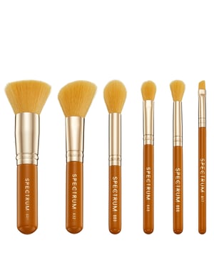 Spectrum Disney Simba 6 Piece Mini Makeup Brush Set for Effortless Beauty