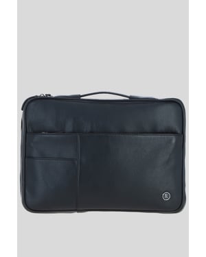 'Minimalist' Real Leather Organizer with Laptop Compartment