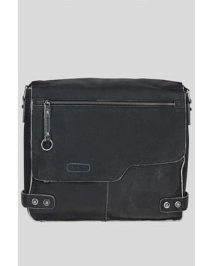 Real Leather Messenger Bag