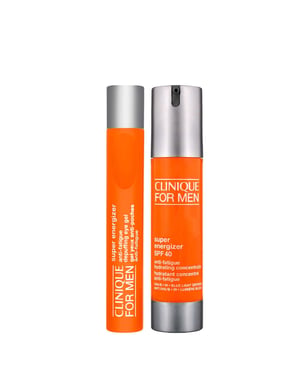 Clinique Men Duo: Super Energizer Anti-Fatigue Depuffing Eye Gel 15ml & Super Energizer SPF40 48ml