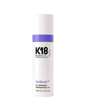 K18 Biomimetic Hairscience AirWash Dry Shampoo 118ml - Refresh Your Hair Instantly