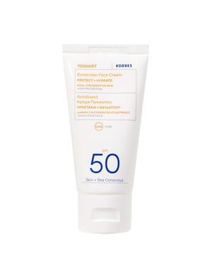 KORRES Yoghurt Sunscreen Face Cream SPF50 - 50ml - High Protection