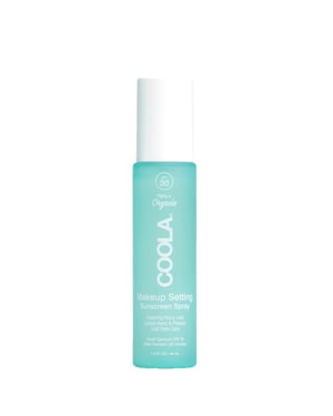 Coola Organic Face Sunscreen Spray SPF30 for Makeup Setting